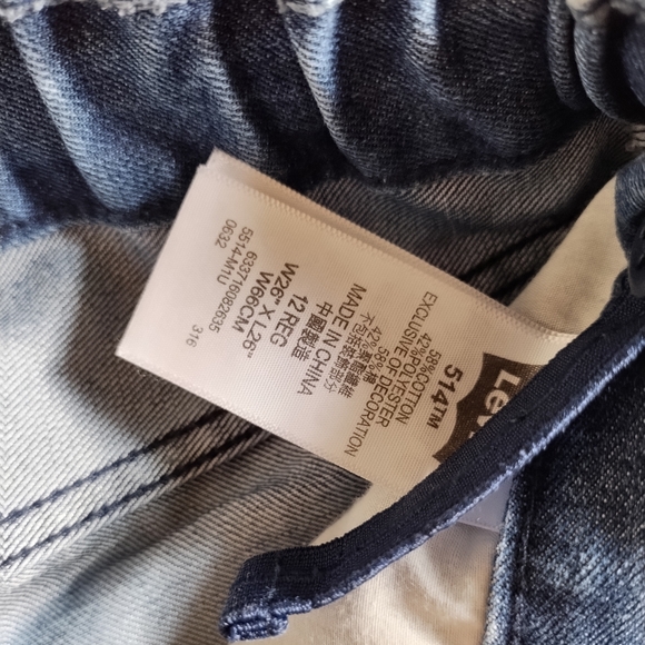 Levi's Strauss & Co. 514 Straight Leg Jeans | 12 Reg (W26xL26) | Medium Wash - Picture 4 of 11